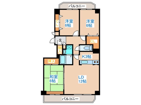 ＵＣラポールの物件間取画像